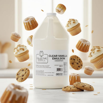 Clear Vanilla Emulsion for Baking – 1 Gallon