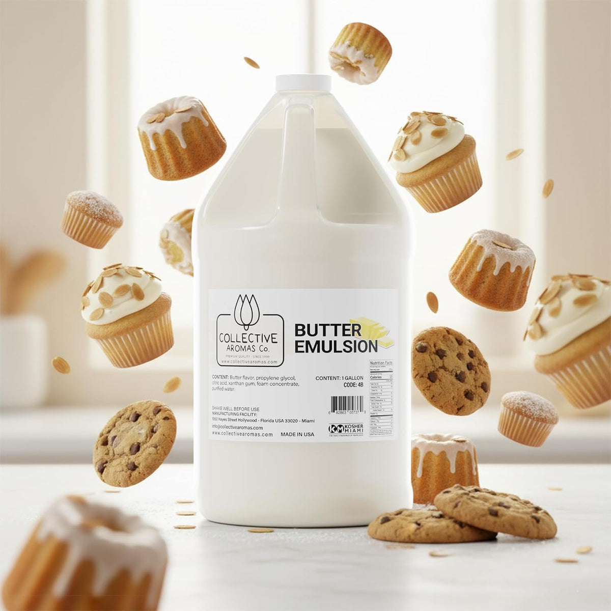 Butter Vanilla Emulsion for Baking – 1 Gallon