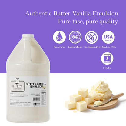 Butter Vanilla Emulsion for Baking – 1 Gallon
