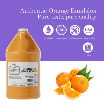 Orange Emulsion for Baking -  1 Gallon
